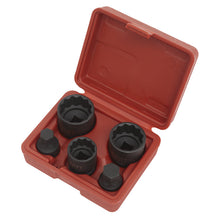Load image into Gallery viewer, Sealey Impact Hub Socket &amp; Socket Bit Set 5pc 12pt 1/2&quot; Drive
