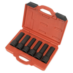 Sealey Impact 12pt & TRX-Star* Female Deep Socket Set 6pc 3/4" Drive