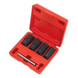 Sealey Locking Wheel Nut Removal Set 5pc 1/2" Drive