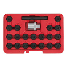 Load image into Gallery viewer, Sealey Locking Wheel Nut Key Set 22pc - BMW
