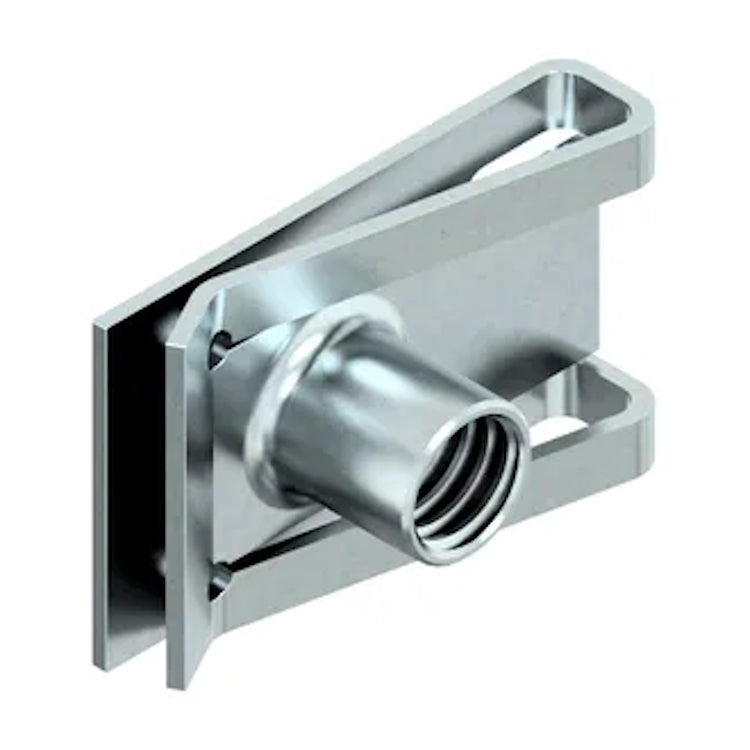 Speednut Type SNU Spring Steel Threaded Zinc Plated