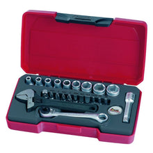 Load image into Gallery viewer, Teng Socket Set 1/4" Drive MM 23pcs - 6pt
