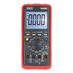 Sealey Digital Automotive Multimeter 15-Function Bar Graph/PC Link
