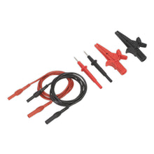 Load image into Gallery viewer, Sealey Automotive Test Lead &amp; Crocodile Clip Set 6pc
