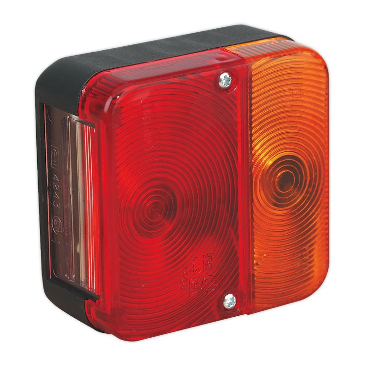 Sealey Rear Square Lamp Cluster 12V, Bulbs