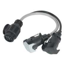 Load image into Gallery viewer, Sealey Conversion Lead 13-Pin Euro to 7-Pin N &amp; S Type Plugs 12V
