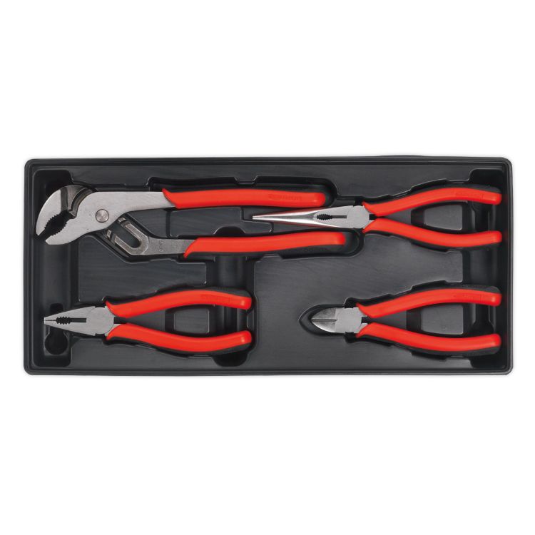 Sealey Tool Tray, Pliers Set 4pc (Premier)