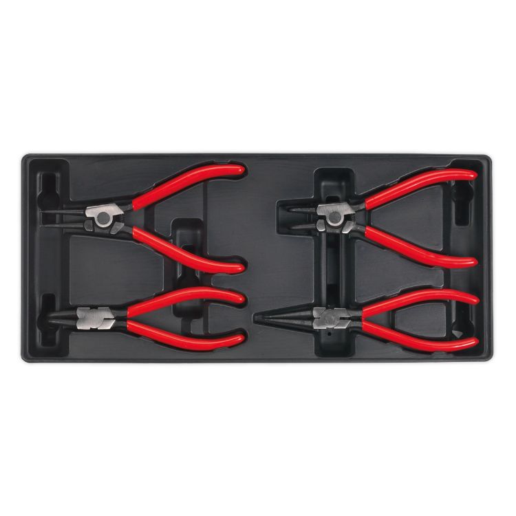 Sealey Tool Tray, Circlip Pliers Set 4pc (Premier)