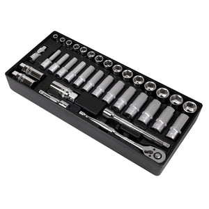 Sealey Tool Tray, Socket Set 35pc 3/8" Drive (Premier)