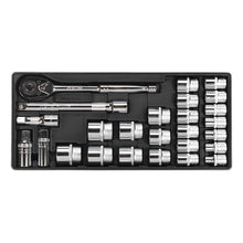 Load image into Gallery viewer, Sealey Tool Tray, Socket Set 26pc 1/2&quot; Drive (Premier)
