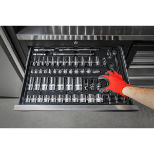 Sealey Tool Tray, Socket Set 55pc 3/8" & 1/2" Drive (Premier)