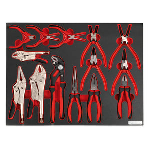 Sealey Tool Tray, Pliers Set 14pc (Premier)