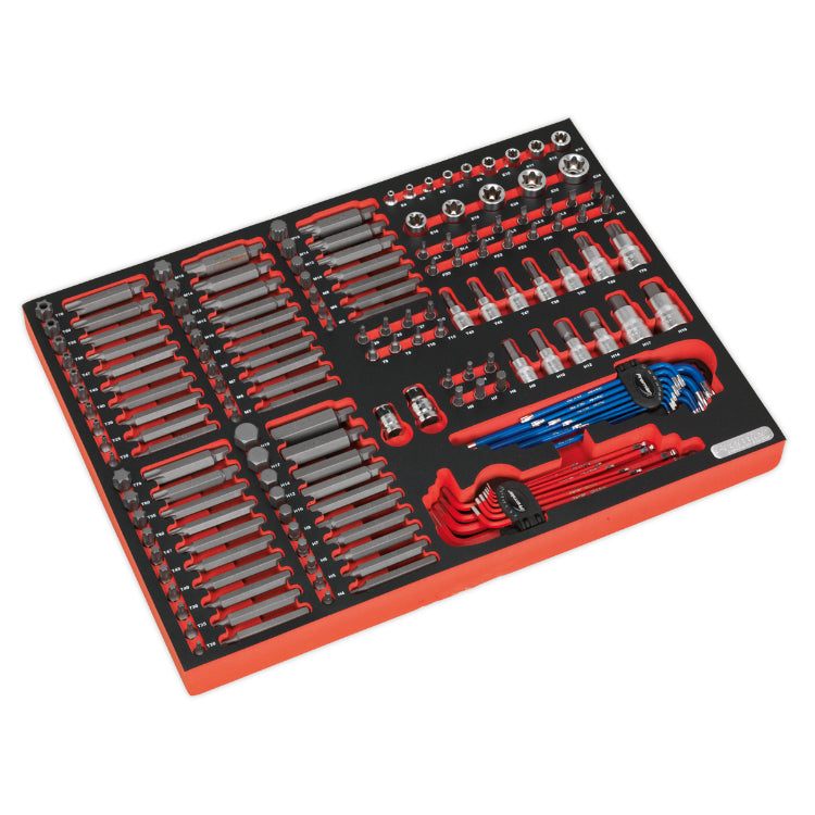 Sealey Tool Tray, Specialised Bits & Sockets 177pc (Premier)