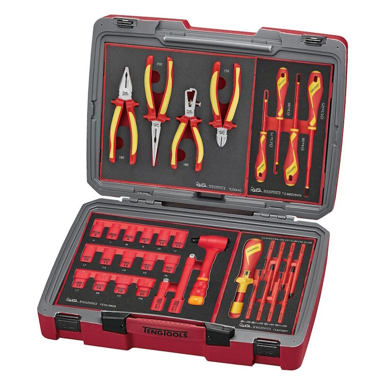 Teng Mecca Pro TC-6 Electrician Tool Kit FOAM 36pcs