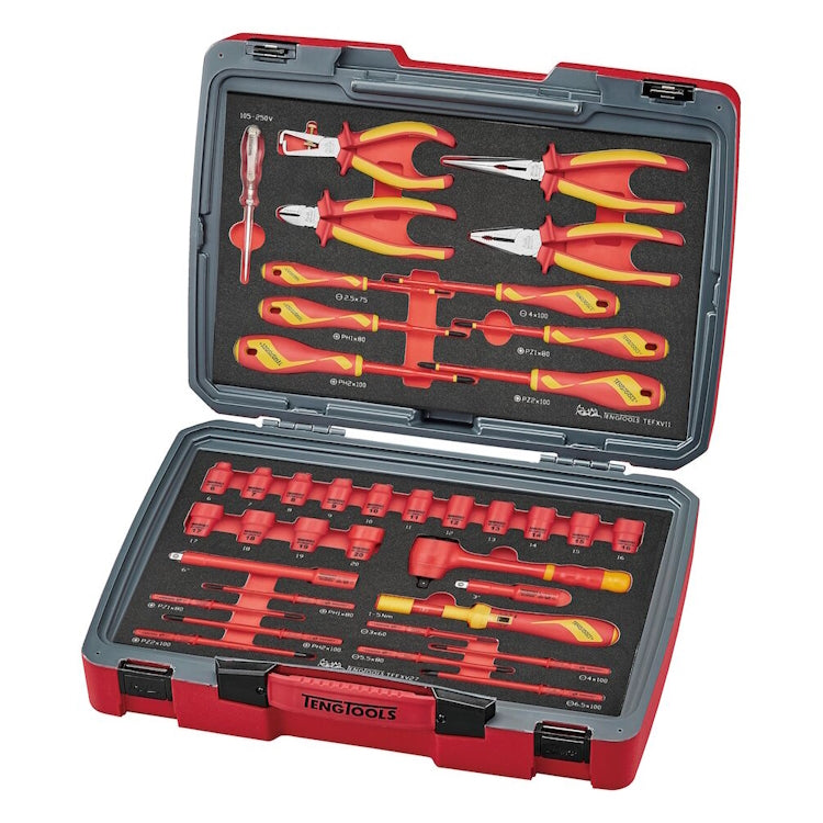 Teng Mecca Pro TC-6 Electrician Tool Kit FOAM 39pcs