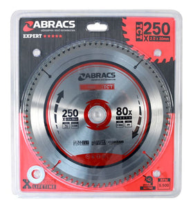 Abracs TCT Blade 250mm x 30mm x 80T - Wood