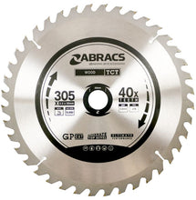 Load image into Gallery viewer, Abracs TCT Blade 305mm x 30mm x 40T - Wood
