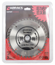 Load image into Gallery viewer, Abracs Cordless TCT Blade 165mm x 20mm x 40T - Wood
