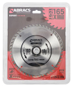 Abracs Cordless TCT Blade 165mm x 20mm x 48T - Wood