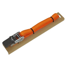 Load image into Gallery viewer, Sealey Ratchet Tie Down 25mm x 5M Polyester Webbing, Corner Protector 600kg Breaking Strength
