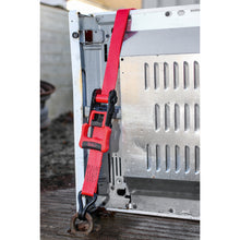 Load image into Gallery viewer, Sealey Ratchet Straps 32mm x 4.9M Polyester Webbing, J-Hooks 1200kg Breaking Strength - 2 Pairs
