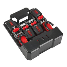 Load image into Gallery viewer, Sealey Ratchet Strap 25mm x 4M Polyester Webbing, S-Hooks 800kg Breaking Strength - 2 Pairs
