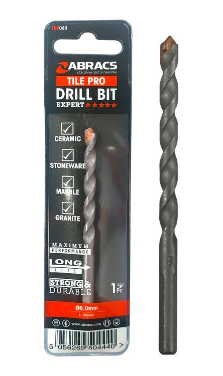 Abracs Tile Pro Drill Bit 4.0mm x 85mm (Pilot)
