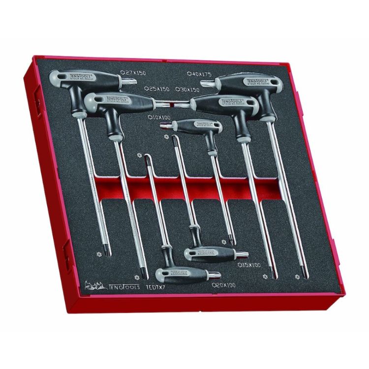 Teng TX Key Set T-Handle 7pcs EVA