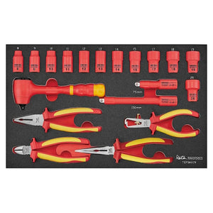 Teng Insulated Socket and Pliers Set FOAM 19pcs