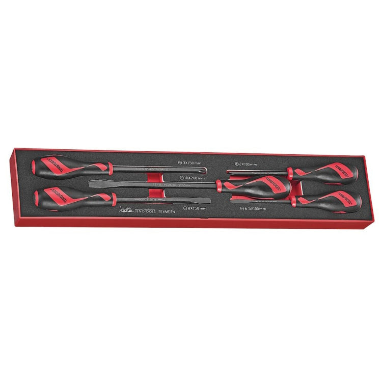 Teng Screwdriver Set Power-Thru FOAM 5pcs