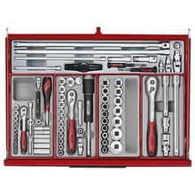 Load image into Gallery viewer, Teng PRO35 26&quot; Mega Master 16 Drawer Tool Kit Red 1033pcs
