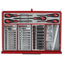 Load image into Gallery viewer, Teng PRO35 26&quot; Mega Master 16 Drawer Tool Kit Red 1033pcs
