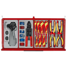 Load image into Gallery viewer, Teng PRO35 26&quot; Stack Rollcab 14 Drawer Tool Kit Red 1034pcs
