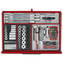 Load image into Gallery viewer, Teng PRO35 26&quot; Stack Rollcab 14 Drawer Tool Kit Red 1034pcs
