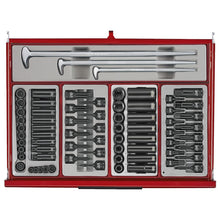 Load image into Gallery viewer, Teng PRO35 26&quot; Stack Rollcab 14 Drawer Tool Kit Red 1034pcs
