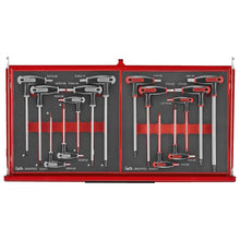 Load image into Gallery viewer, Teng PRO35 26&quot; Stack Rollcab 11 Drawer Tool Kit FOAM Red 418pcs

