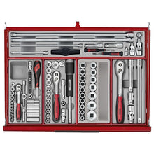 Load image into Gallery viewer, Teng PRO35 26&quot; Stack Rollcab 16 Drawer Tool Kit Red 753pcs
