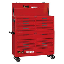 Load image into Gallery viewer, Teng PRO35 53&quot; Monster Stack Rollcab 19 Drawer Tool Kit FOAM Red 1133pcs

