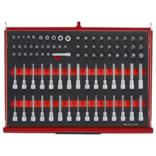 Load image into Gallery viewer, Teng PRO35 53&quot; Monster Stack Rollcab 19 Drawer Tool Kit FOAM Red 1133pcs
