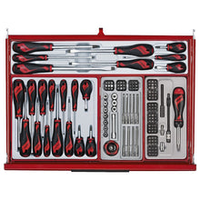 Load image into Gallery viewer, Teng PRO35 53&quot; Monster Stack Rollcab 19 Drawer Tool Kit Red 1295pcs
