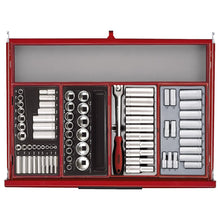 Load image into Gallery viewer, Teng PRO35 53&quot; Monster Stack Rollcab 19 Drawer Tool Kit Red 1295pcs

