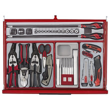 Load image into Gallery viewer, Teng PRO35 53&quot; Monster Stack Rollcab 19 Drawer Tool Kit Red 1295pcs
