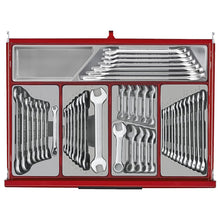 Load image into Gallery viewer, Teng PRO35 53&quot; Monster Stack Rollcab 19 Drawer Tool Kit Red 1295pcs
