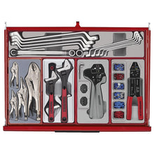 Load image into Gallery viewer, Teng PRO35 53&quot; Monster Stack Rollcab 19 Drawer Tool Kit Red 1295pcs
