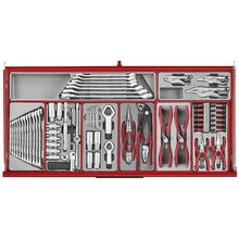 Load image into Gallery viewer, Teng PRO35 37&quot; Rollcab 7 Drawer Tool Kit Red 663pcs
