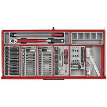 Load image into Gallery viewer, Teng PRO35 37&quot; Rollcab 7 Drawer Tool Kit Red 663pcs
