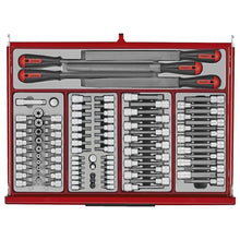 Load image into Gallery viewer, Teng PRO35 53&quot; Rollcab 9 Drawer Tool Kit Red 615pcs
