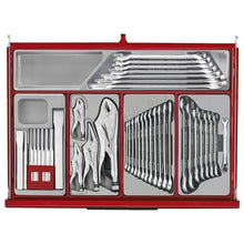 Load image into Gallery viewer, Teng PRO35 53&quot; Rollcab 9 Drawer Tool Kit Red 615pcs
