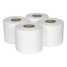 Load image into Gallery viewer, Sealey Plain White Toilet Roll - Pack of 4 x 10 (40 Rolls)
