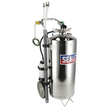 Load image into Gallery viewer, Sealey Air Operated Fuel Drainer 40L Stainless Steel
